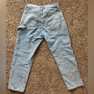Abercrombie & Fitch Curve Love Low Rise Carpenter Jean pants